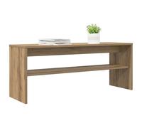 vidaXL Meuble TV Chêne Artisanal 100 x 30 x 40 cm Bois d'ingénierie, Meuble Bas rectangulaire Moderne, unité de Rangement multimédia Durable, Organisateur Pratique de Salon, mobilier TV Minimaliste
