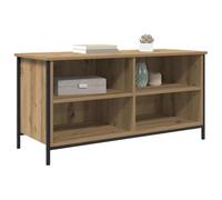 vidaXL Meuble TV Chêne Artisanal 100x40x50 cm – Bois d'ingénierie, grand rangement