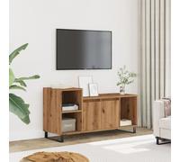 Vidaxl Meuble Tv Chêne Artisanal 100x35x55 Cm Bois D'ingénierie Marron
