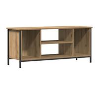 vidaXL Meuble TV Chêne Artisanal 102 x 35 x 45 cm Bois d'ingénierie, Meuble Bas rectangulaire Moderne, Rangement média Pratique, Solution Chic pour Une Maison organisée