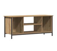 vidaXL Meuble TV chêne Artisanal 102 x 35 x 45 cm Bois d'ingénierie, Salon Moderne, unité de Rangement rectangulaire, Meuble TV Robuste, Cabinet média Pratique, étagères élégantes