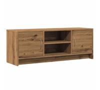 vidaXL Meuble TV chêne Artisanal 102x30x37,5 cm Bois d'ingénierie, Support TV, Armoire média, Armoire HiFi, unité TV, Meuble multimédia