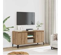 vidaXL Meuble TV chêne artisanal – Bois d'ingénierie 102×35×50 cm
