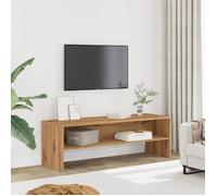 vidaXL Meuble TV chêne artisanal 120x40x40 cm bois d'ingénierie, banc TV, meuble hifi, centre de divertissement, buffet TV, 855767