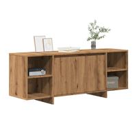 Vidaxl Meuble Tv Chêne Artisanal 130x35x50 Cm Bois D'ingénierie Marron