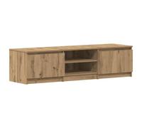 vidaXL Meuble TV chêne Artisanal 140x40x36 cm Bois d'ingénierie, Support TV, Meuble télé, Meuble multimédia, Banc TV, Meuble HiFi