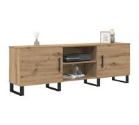 vidaXL Meuble TV Chêne Artisanal 150 x 30 x 50 cm Bois d'ingénierie, Unité Salon Chic, Meuble Bas rectangulaire Moderne, Rangement Malin, Cabinet en Bois, Espace généreux