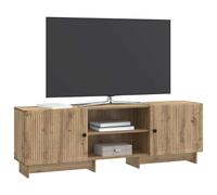 vidaXL Meuble TV Chêne Artisanal 150 x 31 x 50 cm Bois d’ingénierie, Meuble TV rectangulaire Vintage, Rangement spacieux, Centre de médias Tendance, déco Fonctionnelle, Organisation à la Maison