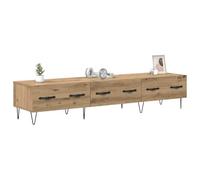 vidaXL Meuble TV chêne Artisanal 150 x 36 x 30 cm Bois d'ingénierie, Meuble de Salon, Centre de Divertissement Moderne, Cabinet Robuste, Rangement Compact et Style