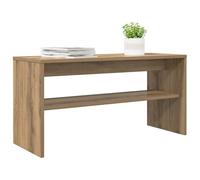 vidaXL Meuble TV Chêne Artisanal 80 x 30 x 40 cm Bois d'ingénierie, Meuble Bas rectangulaire Moderne, unité de Rangement multimédia Durable, Organisateur Pratique de Salon, mobilier TV Minimaliste