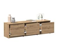 vidaXL Meuble TV Chêne Artisanal Bois d'ingénierie