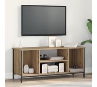 Vidaxl Meuble Tv Chêne Artisanal Bois Reconstitué, Métal 102 X 35 X 45 Cm