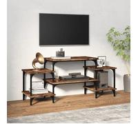 vidaXL Meuble TV Chêne fumé 117x35x52 cm Bois d'ingénierie 826317