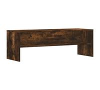 Vidaxl Meuble Tv Chêne Fumé 120x40x40 Cm Bois D'ingénierie Marron