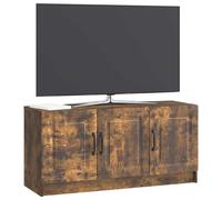 vidaXL Meuble TV Chêne fumé 99 x 34,5 x 47 cm Bois d'ingénierie