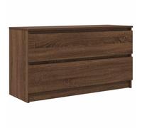 vidaXL Meuble TV chêne Marron 100x35x54 cm Bois d'ingénierie, Banc TV, Meuble HiFi, Centre de Divertissement, Buffet TV, Meuble multimédia, Console TV