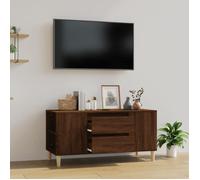 vidaXL Meuble TV Chêne marron 102x44,5x50 cm Bois d'ingénierie819603 Marron G