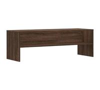 vidaXL Meuble TV chêne marron 120x40x40 cm bois d'ingénierie, support TV, buffet TV, meuble multimédia, banc TV, armoire 835566