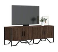 vidaXL Meuble TV chêne marron 122x34x41 cm bois d'ingénierie