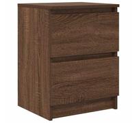 vidaXL Meuble TV - Bois d'ingénierie chêne marron 40x35x54 cm