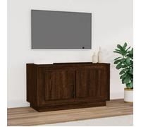 vidaXL Meuble TV chêne marron 80x35x45 cm bois d'ingénierie 819859
