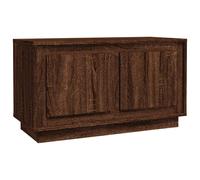 Vidaxl Meuble Tv Chêne Marron 80x35x45 Cm Bois D'ingénierie Marron