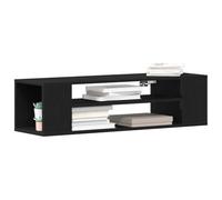 vidaXL Meuble TV Chêne Noir 100 x 30 x 26,5 cm Bois d'ingénierie, Meuble TV Rectangulaire, Rangement Moderne, Console Média Élégante, Buffet Pratique, Unité Compte