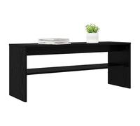 vidaXL Meuble TV Chêne noir 100 x 30 x 40 cm – Bois d'ingénierie, moderne et minimaliste