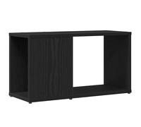 Vidaxl Meuble Tv Chêne Noir 60x24x32 Cm Bois D'ingénierie Noir