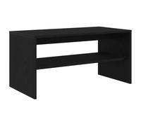 vidaXL Meuble TV en bois d'ingénierie chêne noir 80x40x40 cm