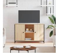 vidaXL Meuble TV chêne sonoma 100 x 35 x 65 cm bois d'ingénierie 832779