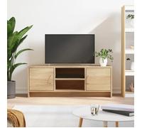 Vidaxl Meuble Tv Chêne Sonoma 102x30x37,5 Cm Bois D'ingénierie Multicolore