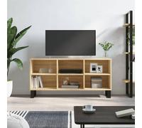 Vidaxl Meuble Tv Chêne Sonoma 103,5x30x50 Cm Bois D'ingénierie Multicolore