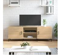 vidaXL Meuble TV chêne sonoma 150x30x50 cm bois d'ingénierie 829103