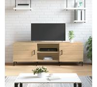 Vidaxl Meuble Tv Chêne Sonoma 150x30x50 Cm Bois D'ingénierie Marron