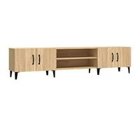 vidaXL Meubles TV chêne sonoma 180x31,5x40 cm bois d'ingénierie 816267
