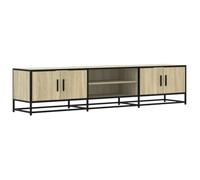 Vidaxl Meuble Tv Chêne Sonoma 180x35x41 Cm Bois D'ingénierie Marron