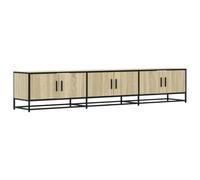 vidaXL Meuble TV chêne Sonoma 210x35x41 cm, bois d'ingénierie