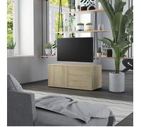 Meubles TV vidaXL Meuble TV Chêne sonoma 80x34x36 cm Aggloméré
