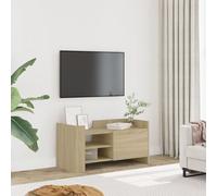 vidaXL Meuble TV chêne sonoma 80x35x40 cm bois d'ingénierie Marron