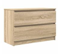 vidaXL Meuble TV Chêne Sonoma 80x35x54 cm Bois d'ingénierie