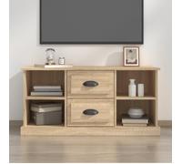 vidaXL Meuble TV chêne sonoma 99,5x35,5x48 cm bois d'ingénierie 816275