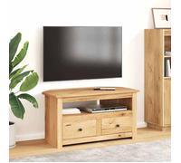 vidaXL Meuble TV d'angle 93x49x49 cm Pin solide Assortiment Panama 282685