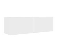 Meuble Tv Blanc 100x30x30 Cm Aggloméré - Vidaxl Blanc