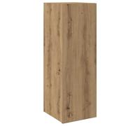 vidaXL Meuble TV en chêne artisanal 30,5 x 30 x 90 cm en bois multicouche, meuble hifi, meuble pour appareils multimédias, support TV