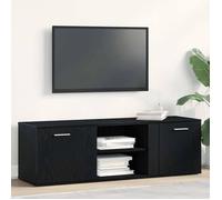 vidaXL Meuble TV en chêne noir 120x34x37 cm bois d'ingénierie 862475