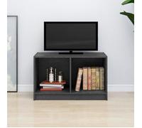 vidaXL Meuble TV Gris 70x33x42 cm Bois de pin massif