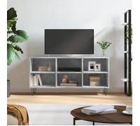 vidaXL Meuble TV gris béton 103,5x30x50 cm bois d'ingénierie 826992