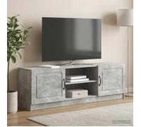 vidaXL Meuble TV Gris béton 150 x 31 x 47 cm Bois d'ingénierie 895838