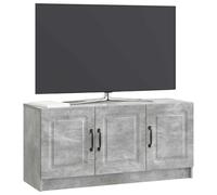 vidaXL Meuble TV Gris béton 99 x 34,5 x 47 cm Bois d'ingénierie